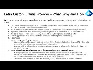 Microsoft Entra ID Custom Claims Provider
