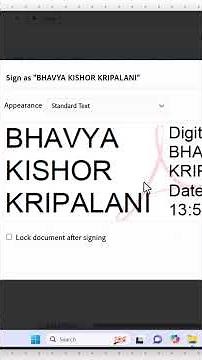 How to Create Digital signature Online In 1 Minutes #digitalsignatures #pdf #shorts