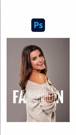 Knock out text effect tutorial in Photoshop