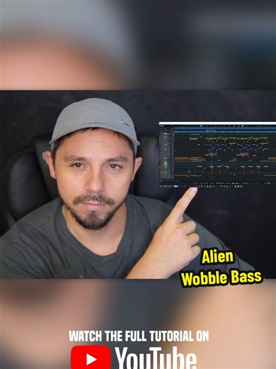 Alien Wobble Bass tutorial up on YouTube Now #dnb #drumandbass #musicproduction #sounddesign