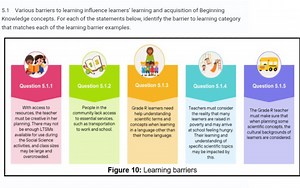 Various barriers to learning influence learners' learning and a... | Filo