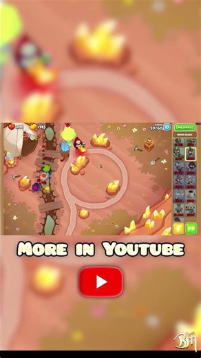 BTD6 Deflation Start | Three Mines 'Round #shorts