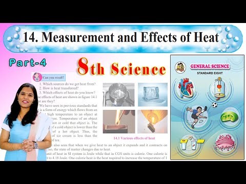 8th Science | Chapter 14 | Measurement and Effects of Heat | Part 4