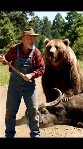 Incredible Rescue! Man Fights Giant Snake to Save Calf!