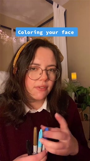 Whispering Willow: Coloring Your Face ASMR