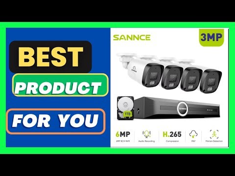 SANNCE 8CH NVR 3MP Security Camera System
