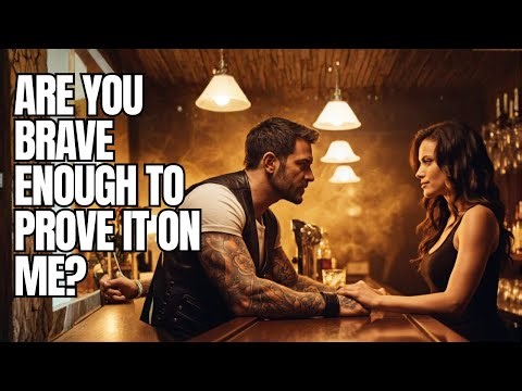 The bartender traced the Hells Angel’s tattoos: You look dangerous… are you brave enough to prove?