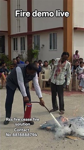 rss fire live moke deal with fire extinguisher testing All type fire ext.demo#fire #livestream