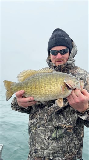 Big #lakeerie #smallmouthbass ‪@OkumaFishingUSA‬ #fishing #buffalony #smallmouthbassfishing #Okuma