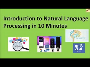 Introduction to Natural Language Processing in 10 minutes #NLP #tutorial