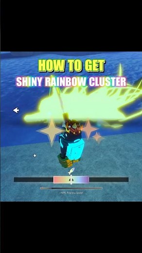 Shiny rainbow cluster crystalize seadragon #fisch #roblox #johngaming