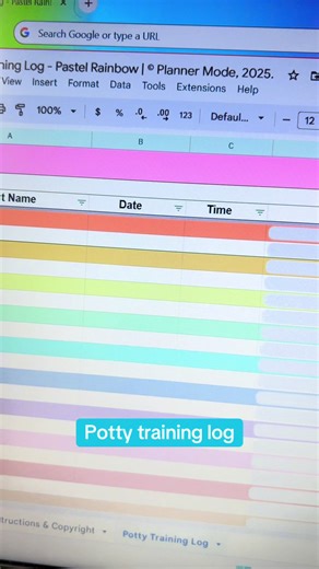 🚽 Potty training log #pottytrainingtracker #prekteacher #kindergartenteacher #teacherlife #teachersoftiktok