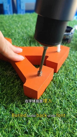 How to make the sign channel letter on wall and pvc board ect | Jacky Sign Tools