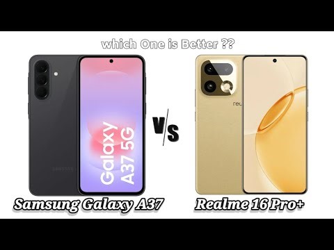 Samsung Galaxy A37 vs Realme 16 Pro+ Full Comparison video Price Review Spec's RAM Camera Mueen