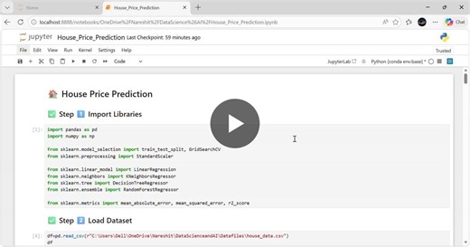 #machinelearning #ai #datascience #python #interviewpreparation #projects #fresher | Anjali Chatla