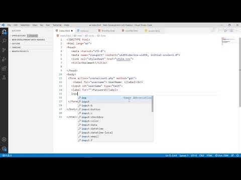 HTML Form HTML5, CSS3 Bootstrap 4 For Web Development