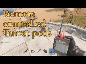 Rust Building - Remote Controled Automatic Turret Pods - OP build