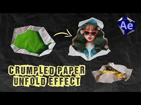 Crumple Paper Effect Green Screen | HD (with Sound Effect)