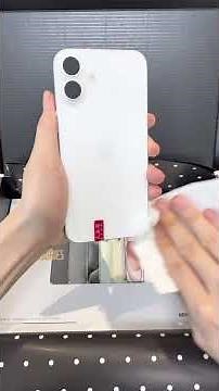Immersive packaged iPhone 16 Plus, Starlight White 🌟 #Apple #iPhone #Technology