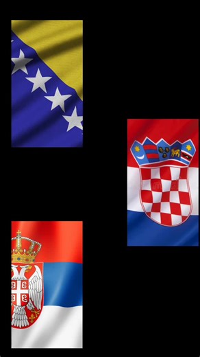 Exploring National Flags of Bosnia, Croatia, and Serbia