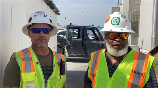 2.4K views · 101 reactions | It's MemberMonday! ‍♂️ Meet James Hogan, a 24-year member and steward with Local 42, working on the APTIM Project in downtown St. Louis. James shares how he got started through a friend, how the union has helped him provide for his family, and why one of his proudest moments was seeing his son join LIUNA too.  #MemberMonday #LIUNA #UnionStrong | Laborers' Local 42 | Facebook