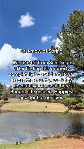 Had no idea a life this beautiful could exist. Moved to the forest. There’s not even a traffic light in the closest town. Happiest accident of our lives. We own 15 acres and on our acreage is our privately owned pond (heavily disputed a few posts ago). The pond is fully stocked and self sustaining. We are SO blessed to call this home that when people come to fish, we let them. So far we’ve come upon good, wholesome people. Some come to feed their families, some come for the fun of it. If this wa