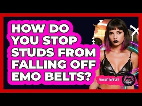 How Do You Stop Studs From Falling Off Emo Belts? - Emo Kid Forever