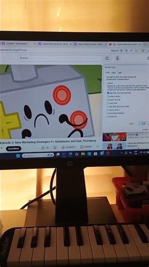 object redundancy notepad crying has bsod