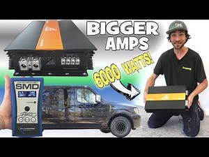 BIGGER AMPS for Powering Mid Range Speakers!!! Testing 3000W Crescendo 2 CHANNEL Car Audio Amplifier