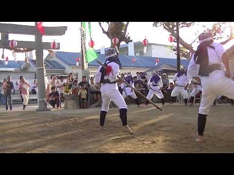 大川村 豊年祭(石垣島) 棒術