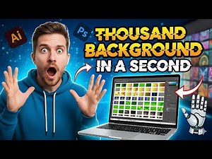 THOUSAND BACKGROUNDS IN A SECOND! 🤯 AUTOMATED GRAPHICS DESIGN - Micro Design Lab