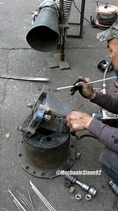 113K views · 702 reactions | Old parts, repurpose them for reuse so the driver can continue using them, and replace the old gantry frame. #auto #mechanic #automotive #mechanicsteve #trucks #automechanic #mechaniclife | Mechanic Steve | Facebook