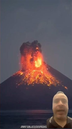 Incredible krakatoa volcano | Indonesia | nature in 4k| #shorts