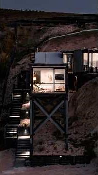 Modern Cliffside Living: Tour This Incredible Stilt House Built Into the Hill