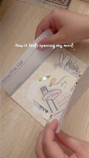 How it feels opening my Dream Wedding mail 💌 #snailmail #mailclub #happymail