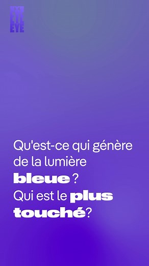La lumière bleue, comme les UV, accélère l'oxydation et le vieillissement de la rétine. Morgan Berteaux, opticien Optic 2000, nous explique comment s’en protéger 👁️ | Optic 2000