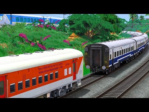 LHB SLR PARCEL VAN COUPLING JANSHATABDI | BUMPY RAILROAD | Train Simulator | Railworks | NTG GAMING