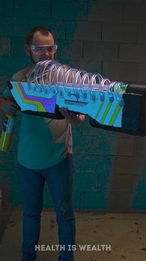 15K views · 23 reactions | DIY futuristic Alien gun that will explode you  | Health is Wealth | Facebook