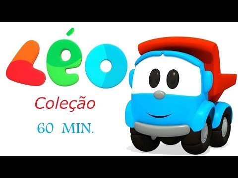 Léo o caminhão curioso. Compilação de 1 hora