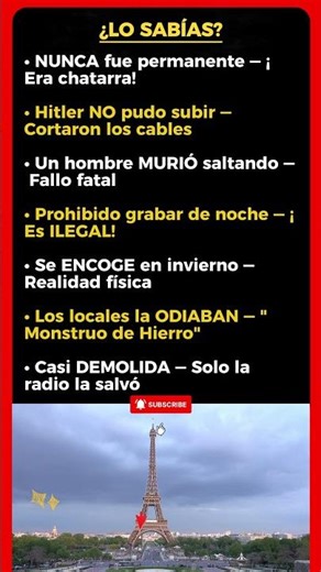 Los Secretos Oscuros de la Torre Eiffel 🗼🔥