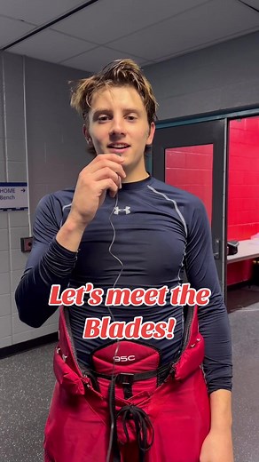 Matthew Indovina takes us in the dressing room for some player introductions! #OakvilleBlades #OJHL #hockeyboys