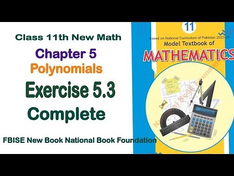Class 11 Maths Chapter 5 Exercise 5.3 | National Book Foundation Class 11 Maths ex 5.3 | Fbise Math