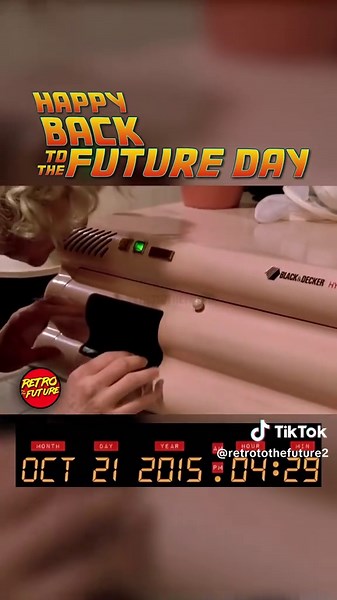 Happy Back to the Future Day! October 21st — the day Marty and Doc blasted into the future and somehow, decades later, we still can’t hydrate a pizza in five seconds! 😂 No flying cars zooming above traffic no real hoverboards that actually hover And I’m still waiting to see “Jaws 19” leap out in holographic 3D and scare the daylights out of me 😂 It’s wild how a movie from 1989 imagined so much of our world before it happened…from video calls to wearable tech yet somehow missed the pizza thing!