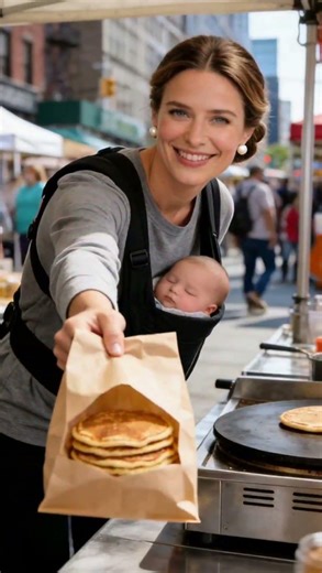 🔥💪 The Unbroken Pan: A Single Mom’s Pancake Journey to Triumph
