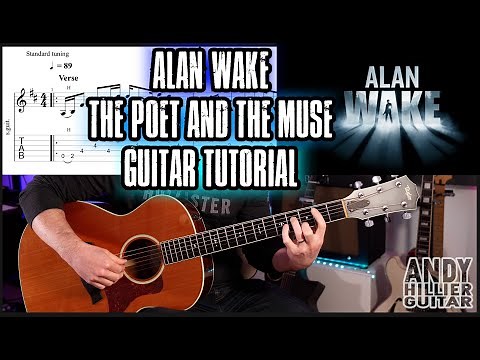 Alan Wake The Poet and the Muse Guitar Tutorial