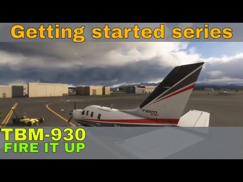 Fire it up: TBM 930 engine start & beta range taxiing