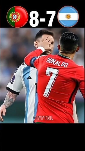When Ronaldo Loses Control | Portugal vs Argentina World Cup 2026 Imaginary #football #shorts