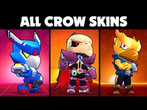 EVERY CROW SKIN | Brawl Stars Skin Spotlight