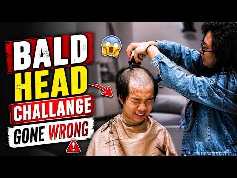 Bald Head Challenge with my Girlfriend Gone Wrong 😱🪒