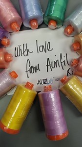 4K views · 66 reactions | We're all smiles & good feelings today! Many thanks to our sponsors Aurifil for this delivery of new thread colors for our Education Department! Looking forward to extra colorful projects in the future.淋 #quilting #aurifilthread #nationalquiltmuseum | The National Quilt Museum | Facebook